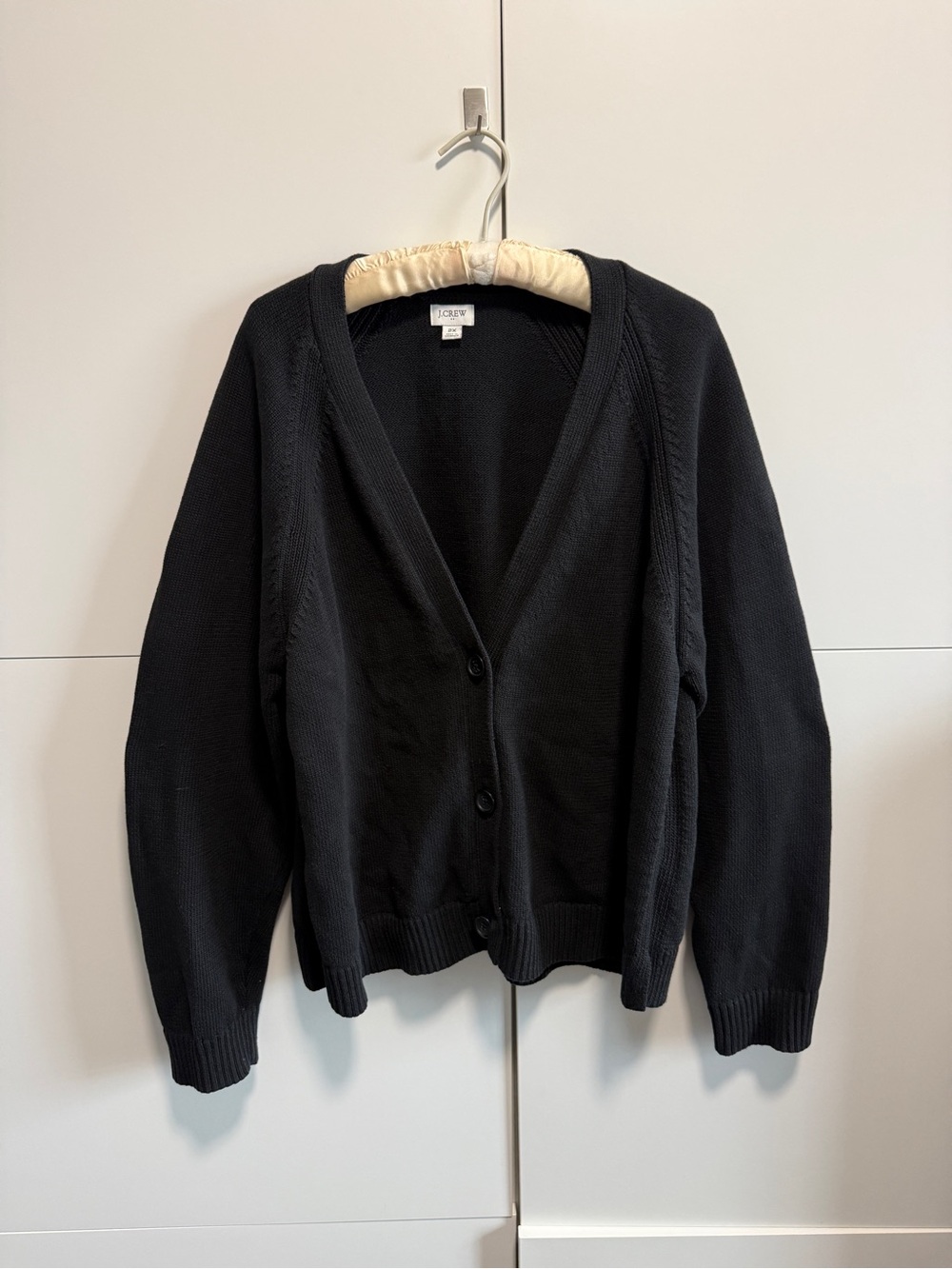 JCRew factory Cotton blend V neck cardigan sweater